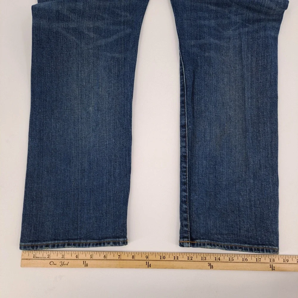 Polo Ralph Lauren Sullivan Slim Jeans Mens 38x32 Cotton Blue Faded Button Fly